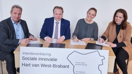 Ondertekening intentieverklaring Sociale innovatie Hart van West-Brabant